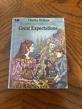 Vintage book | Great Expectations by Dickens | Illustrated Classic Editions